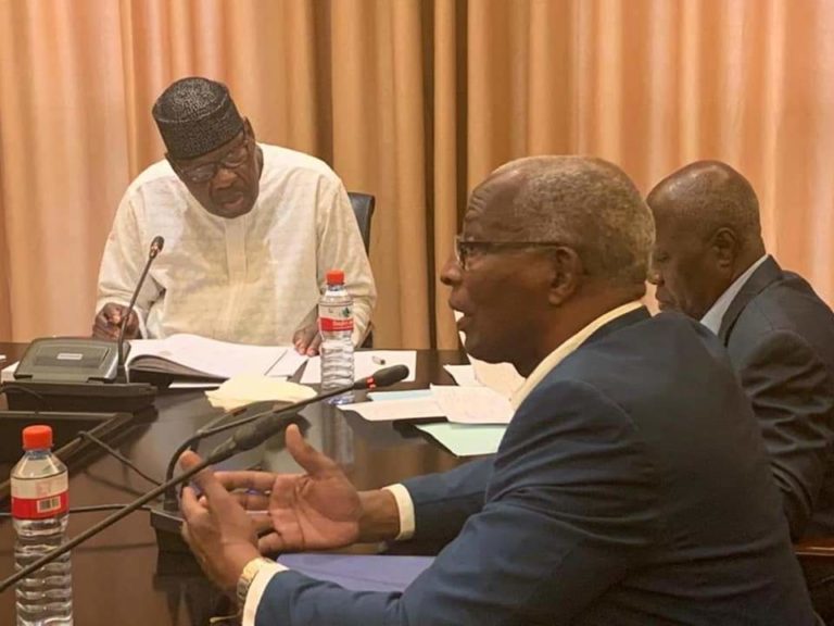 Le médiateur  s’est entretenu avec BAH Oury et Dr saliou Bella  