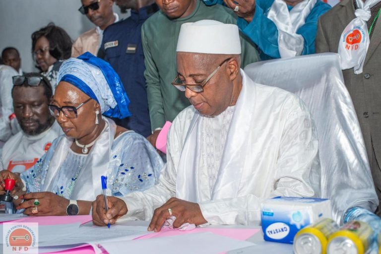 Urgent : le Parti NFD retire sa candidature à l’élection présidentielle
