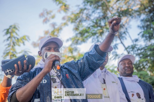 Tougué : Le Directeur préfectoral de campagne de la GMD et sa délégation mobilisent à Kouratongo