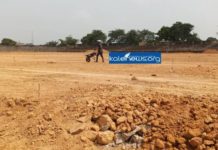 N’zérékoré : les travaux de construction du stade 3 Avril officiellement relancés
