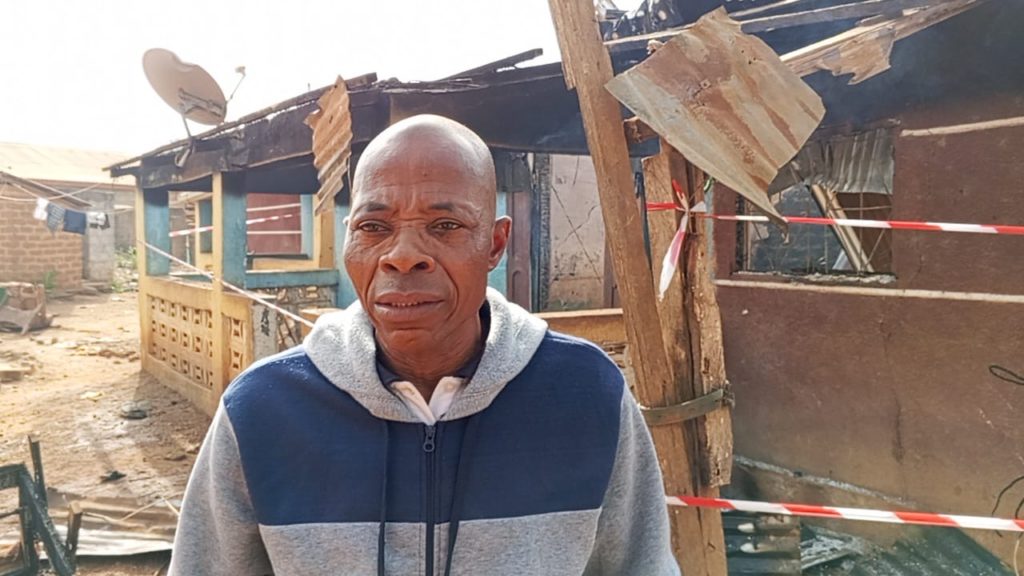 N’ZÉRÉKORÉ : une maison réduite en cendres au quartier Kpangana