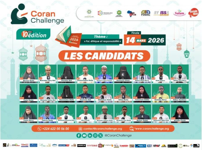 CORAN CHALLENGE 2026 CANDIDATS