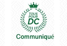 Fausses allégations et propos diffamatoires contre son candidat, « Tous pour DC » rassure (Communiqué)