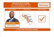 Élections législatives : La photo du candidat Mory Kaba de l’UNPG modifiée par la DGE