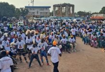 Législatives 2026 en Guinée : Forte mobilisation à Kankan en faveur du parti RDN lors d’un meeting géant