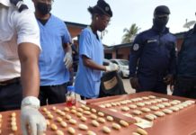 Trafic de cocaïne : 145 boules saisies par l’OCAD à l’aéroport Ahmed Sékou Touré