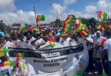 Aéroport international Ahmed Sékou Touré : forte mobilisation pour accueillir Mamadi Doumbouya